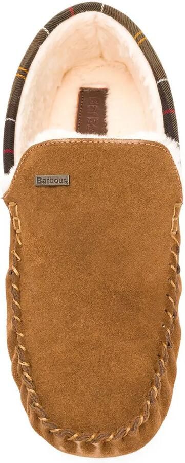 Barbour badslippers gevoerd met imitatie lamswol Beige - Foto 4