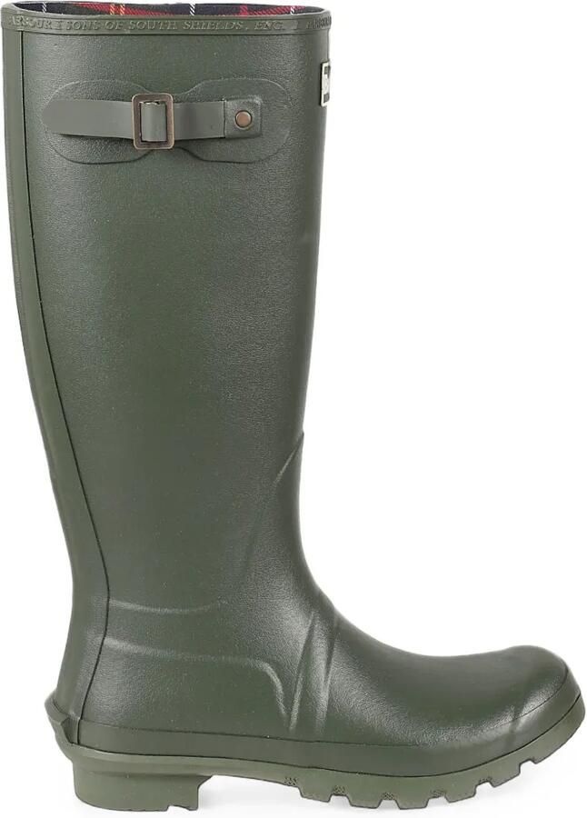 Barbour Bede Wellington laarzen met gespdetail Groen