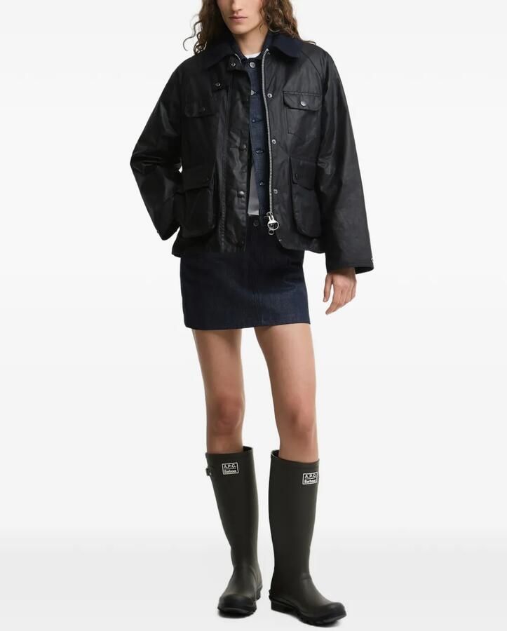 Barbour buckled logo-patch boots Groen - Foto 2