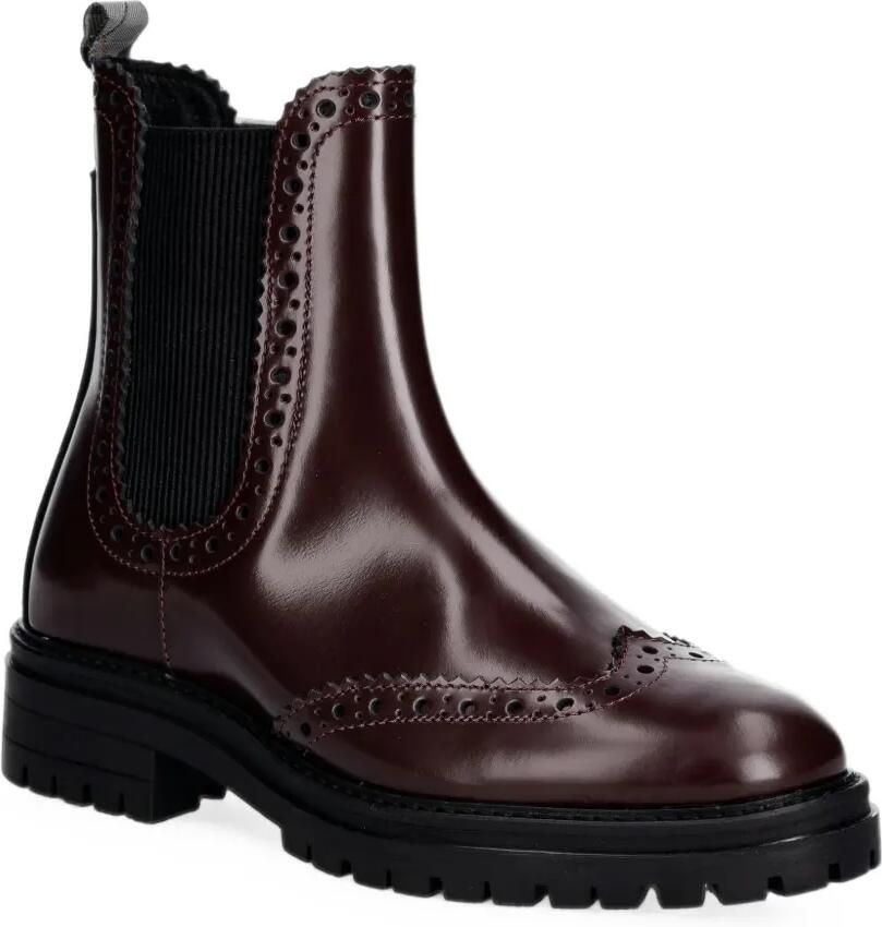 Barbour Chelsea laarzen met brogue detail Rood - Foto 3