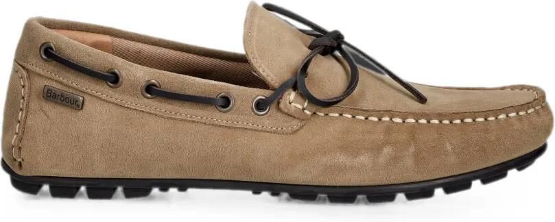 Barbour Courage Driving leren bootschoenen Beige