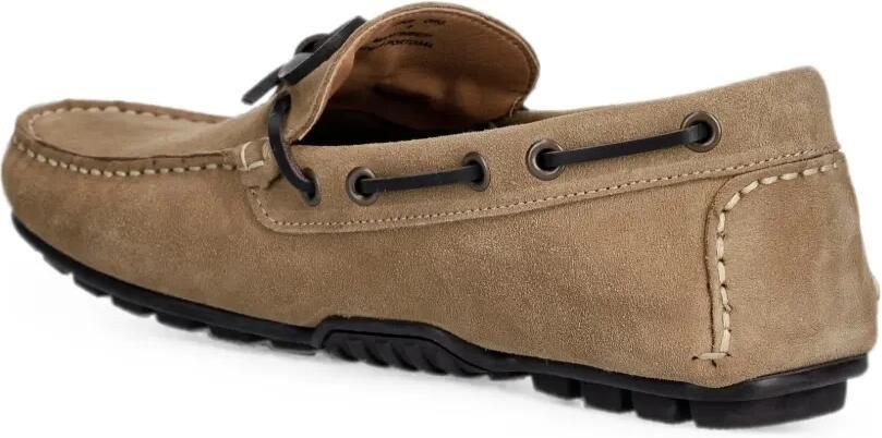 Barbour Courage Driving leren bootschoenen Beige - Foto 3
