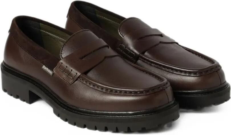 Barbour Croxton leather loafers Bruin - Foto 2