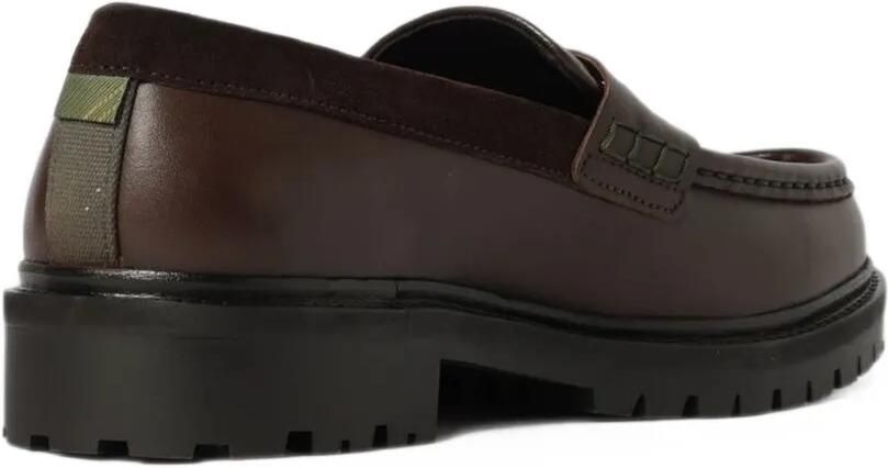 Barbour Croxton leather loafers Bruin - Foto 3