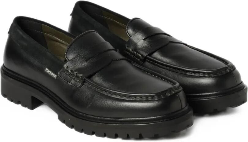 Barbour Croxton leather loafers Zwart - Foto 2