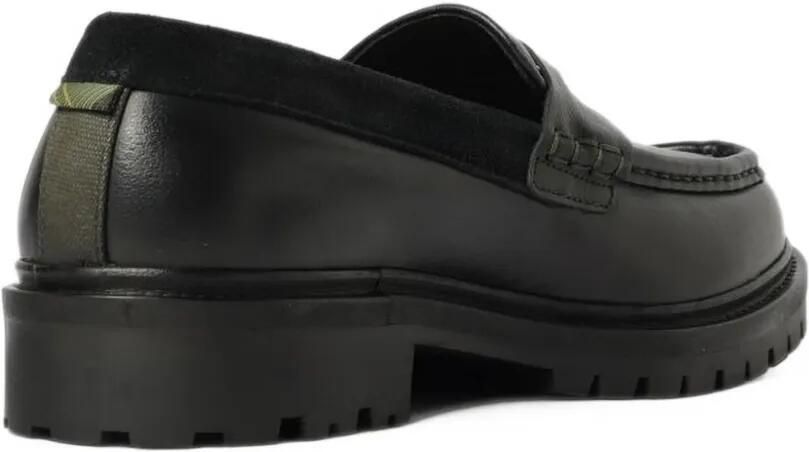 Barbour Croxton leather loafers Zwart - Foto 3