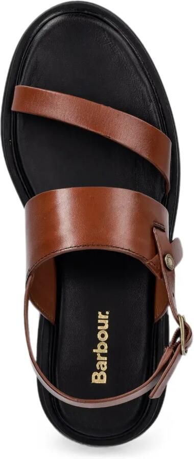 Barbour Dakota leren sandalen met gespsluiting Bruin - Foto 4