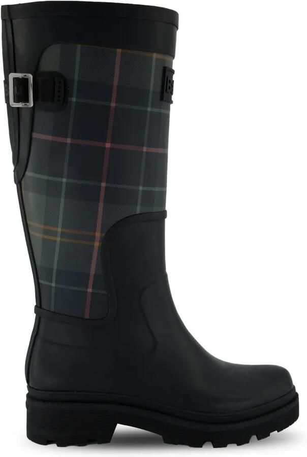 Barbour Dena laarzen met tartan vlak Zwart