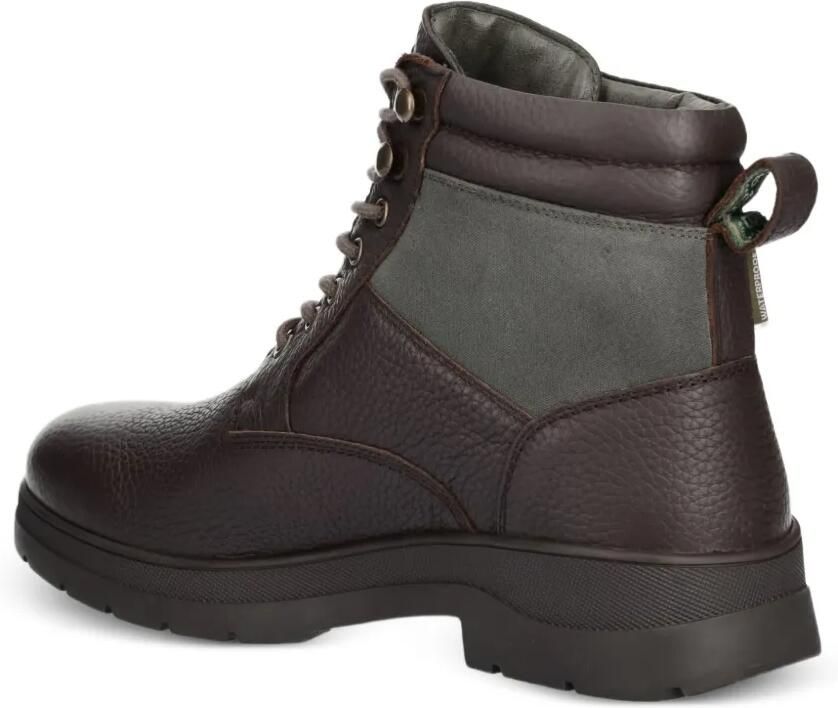Barbour Eslington laarzen van leer met textuur en vlakken Bruin - Foto 2