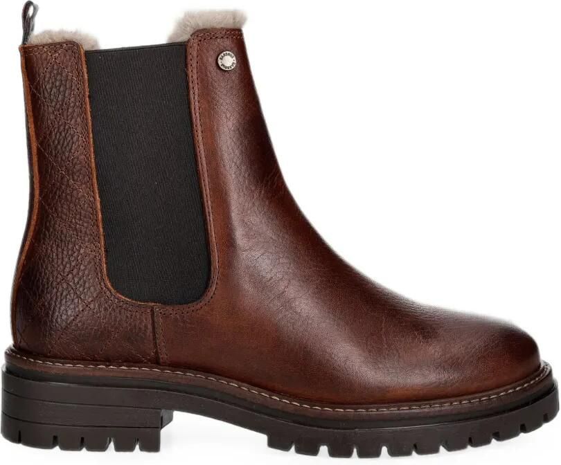 Barbour Evie gewatteerde laarzen van imitatiebont Bruin