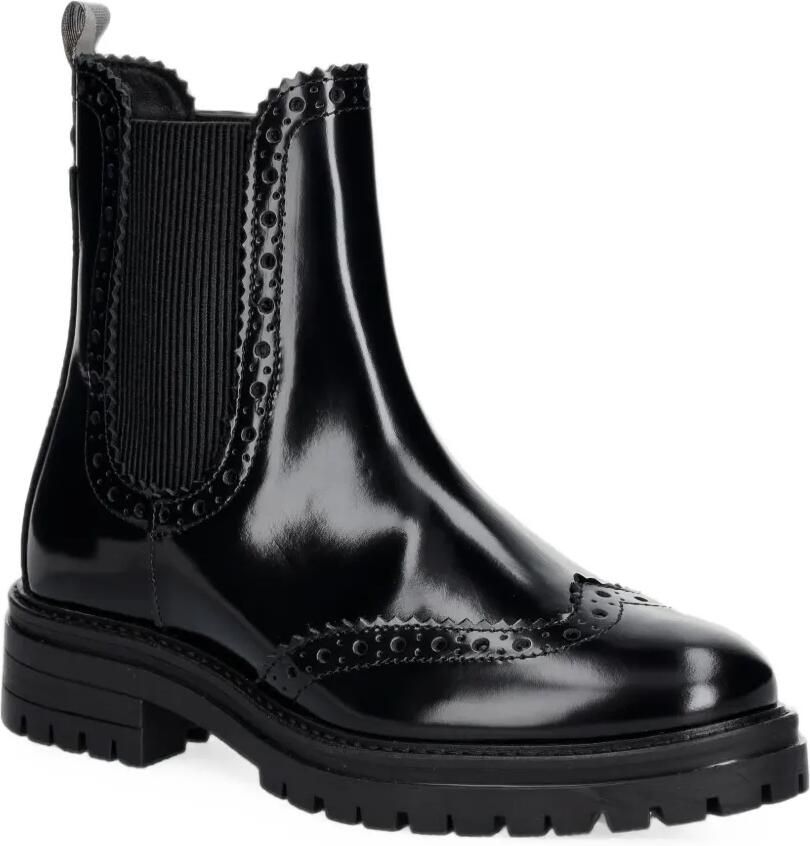 Barbour Fawne Chelsea laarzen met brogue-detail Zwart - Foto 3