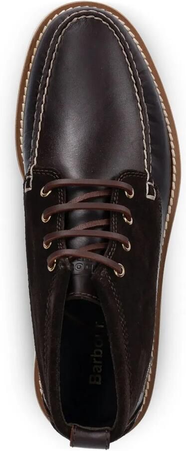 Barbour Hadston Chukka laarzen met logodetail Bruin - Foto 4