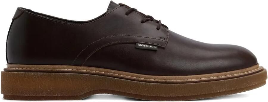Barbour Harefield leren derby schoenen Zwart