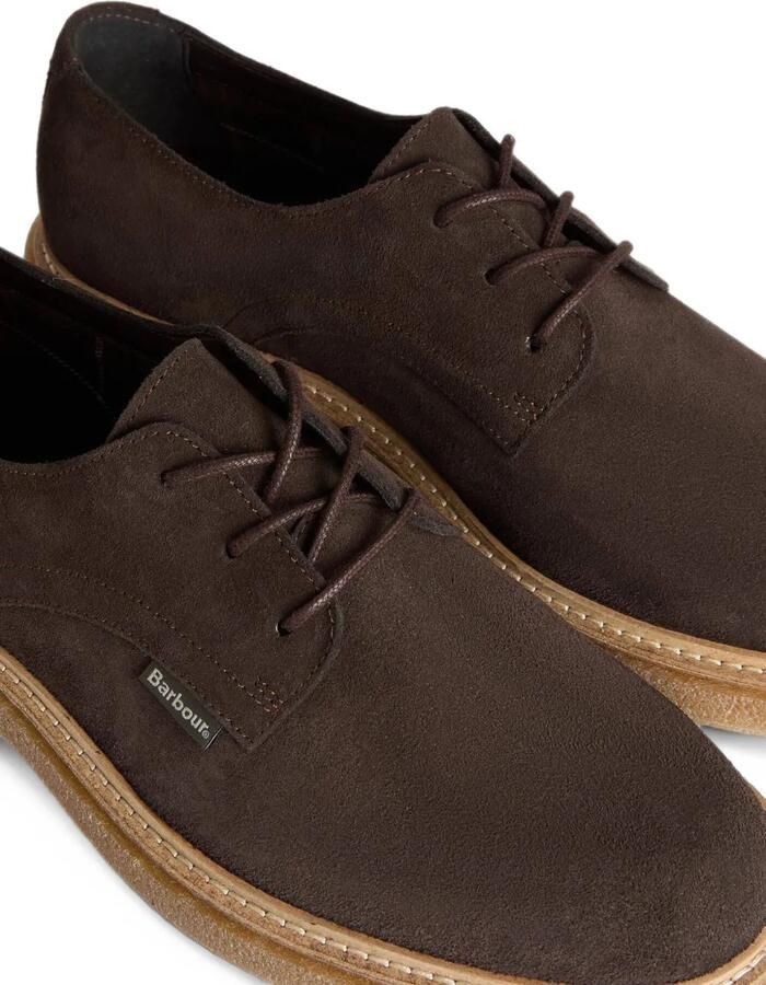 Barbour Harefield suède derby schoenen Bruin - Foto 3