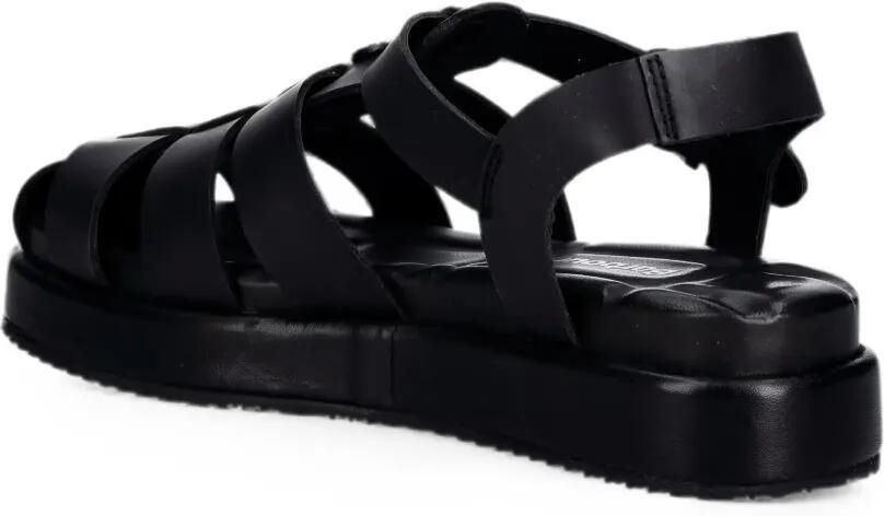 Barbour Hindburn platte sandalen met gespsluiting Zwart - Foto 3
