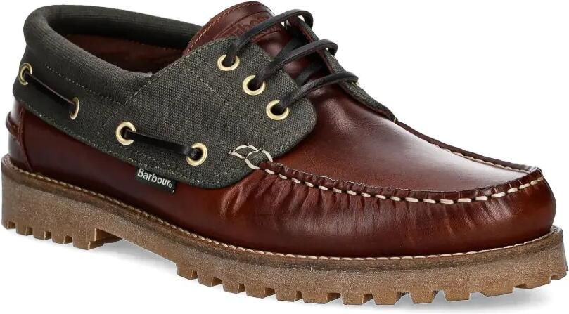 Barbour Leren bootschoenen Bruin - Foto 3