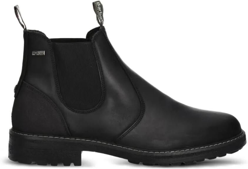 Barbour Leren Chelsea laarzen Zwart