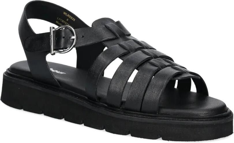 Barbour Leren sandalen Zwart - Foto 2