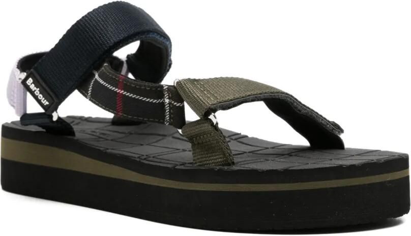 Barbour Mila sandalen met klittenband Blauw - Foto 4
