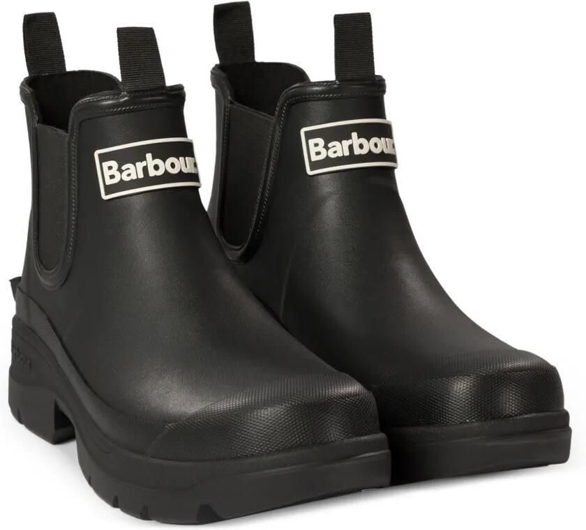 Barbour Nimbus regenlaarzen met logopatch Zwart - Foto 3