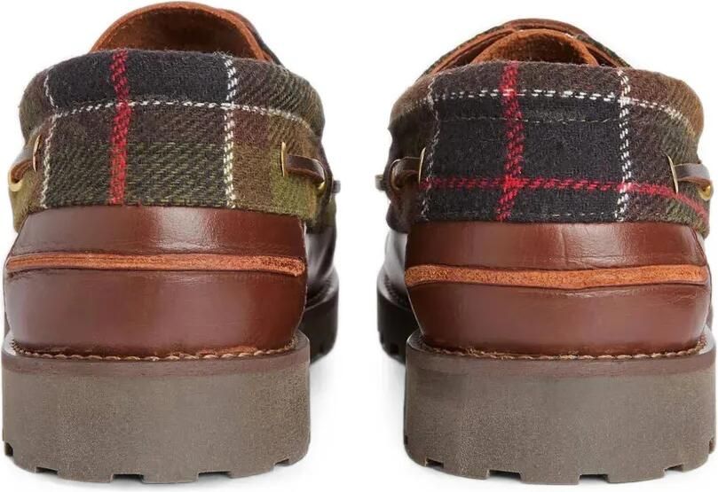 Barbour Re-Engineered bootschoenen met tartan vlakken Bruin - Foto 4