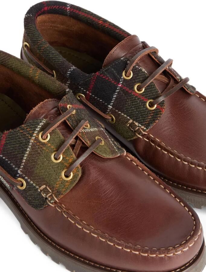 Barbour Re-Engineered bootschoenen met tartan vlakken Bruin - Foto 3