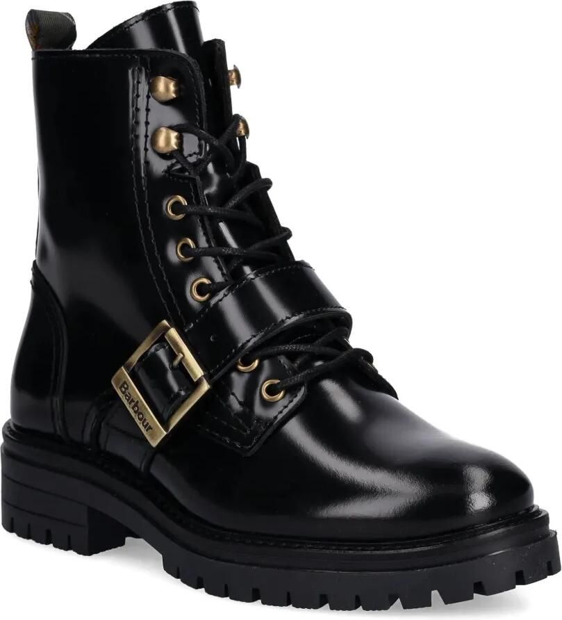 Barbour Veterlaarzen met gesp Zwart