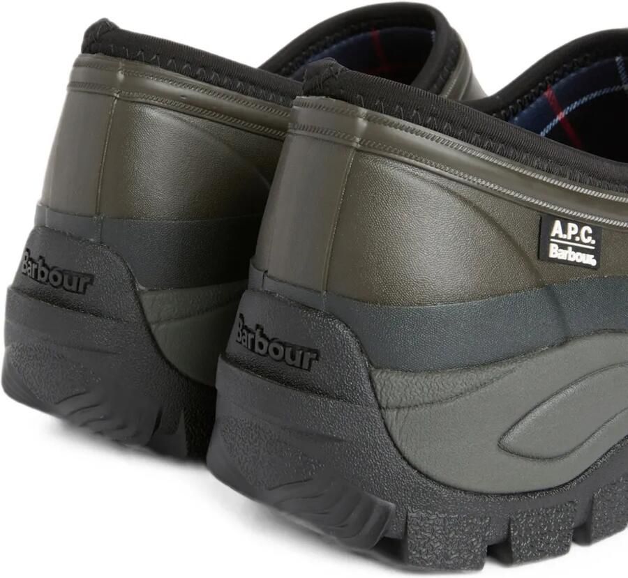 Barbour x A.P.C. logo-patch boots Groen - Foto 3