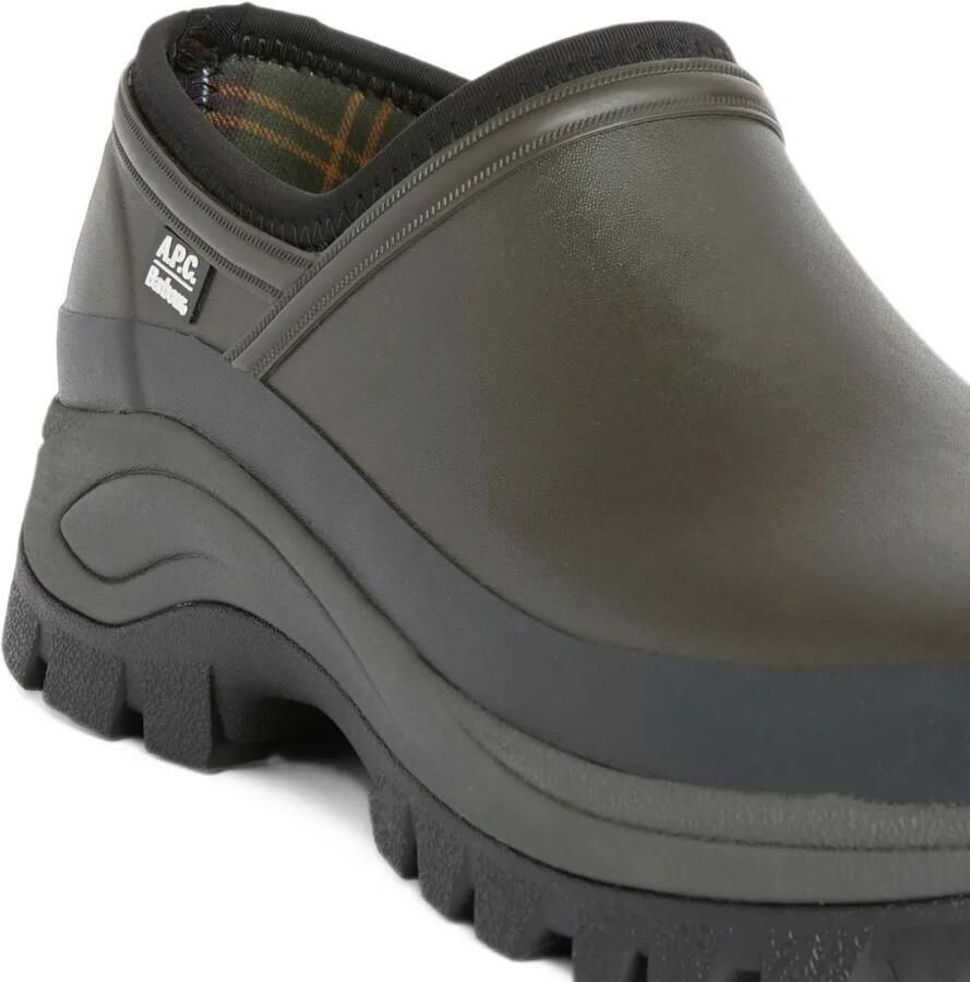 Barbour x A.P.C. logo-patch boots Groen - Foto 2