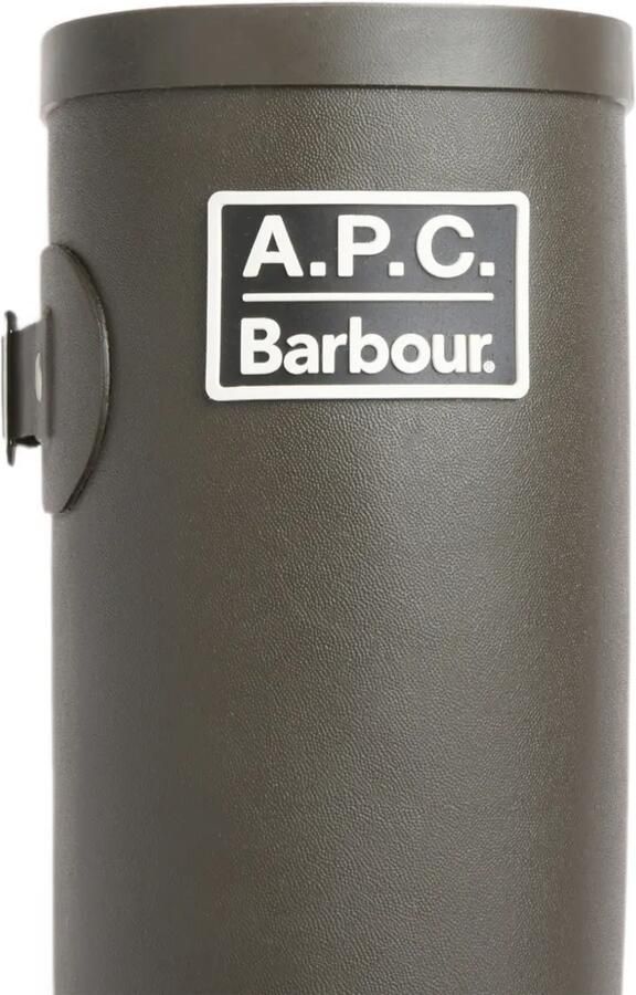 Barbour x A.P.C logo-patch buckle-detail boots Groen - Foto 4