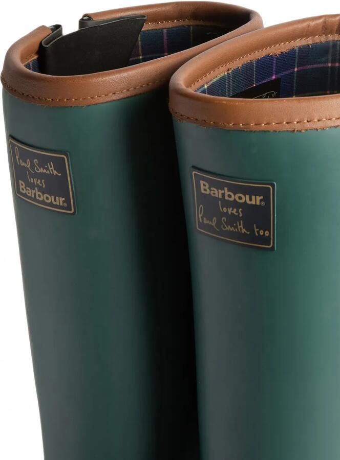 Barbour x Paul Smith knielaarzen met gesp Groen - Foto 2