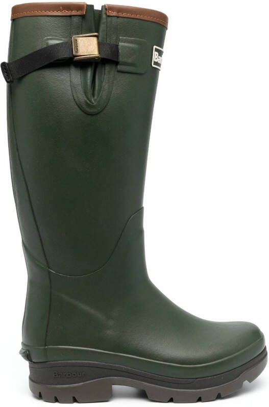 Barbour Knielaarzen met logopatch Groen