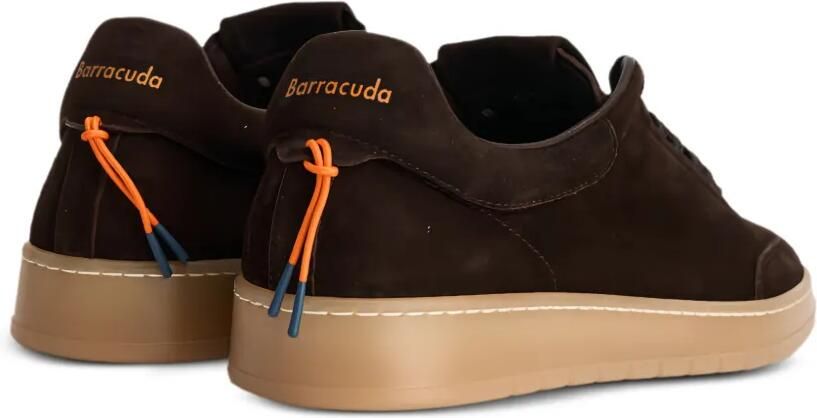 Barracuda Guga suède sneakers met geperforeerde details Bruin - Foto 4