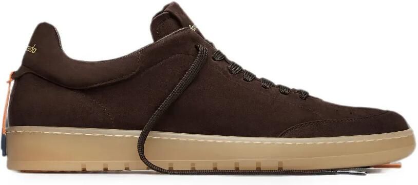 Barracuda Guga suède sneakers met geperforeerde details Bruin