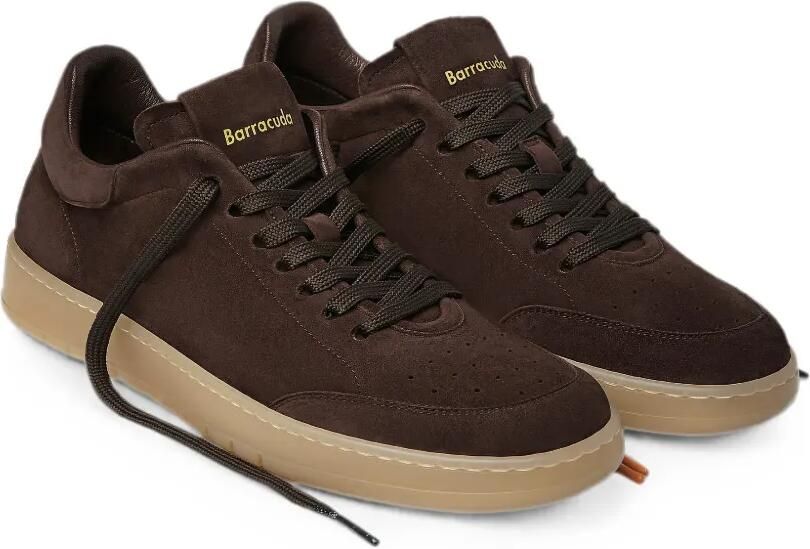 Barracuda Guga suède sneakers met geperforeerde details Bruin - Foto 3