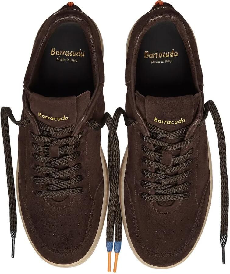 Barracuda Guga suède sneakers met geperforeerde details Bruin - Foto 2