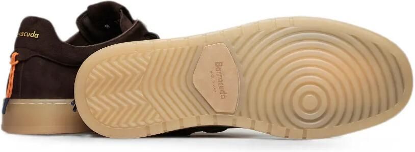 Barracuda Guga suède sneakers met geperforeerde details Bruin - Foto 4