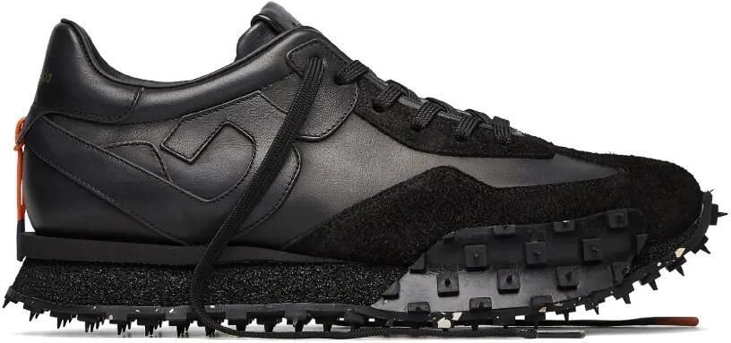 Barracuda Impact leren sneakers met vlakken Zwart