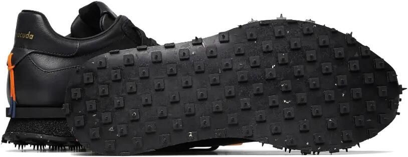 Barracuda Impact leren sneakers met vlakken Zwart - Foto 4