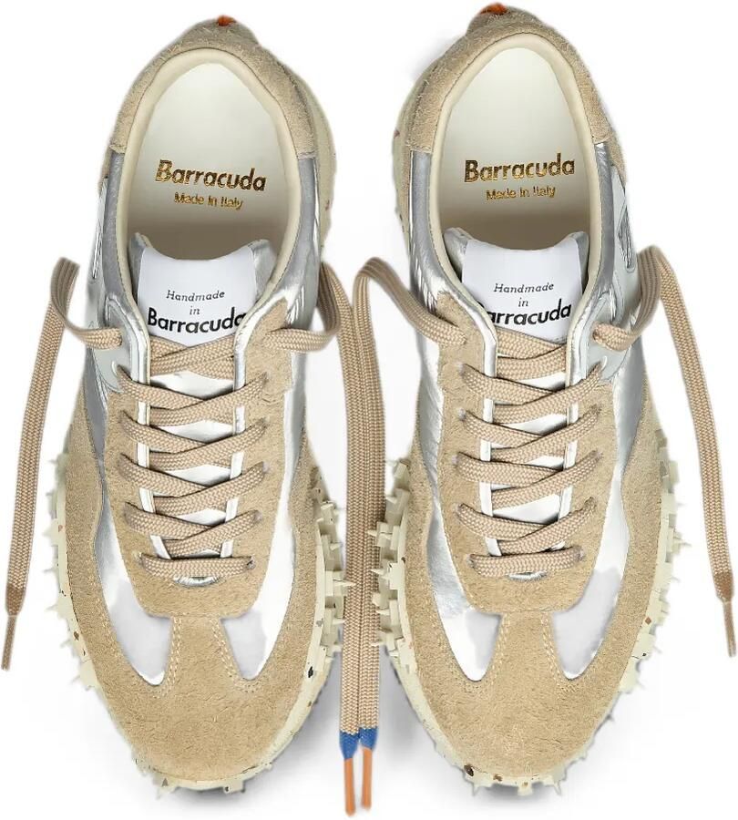 Barracuda Impact sneakers met vlakken en studs Beige - Foto 2