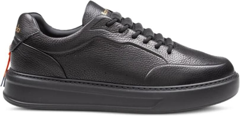 Barracuda Phoenix sneakers van leer met textuur Zwart