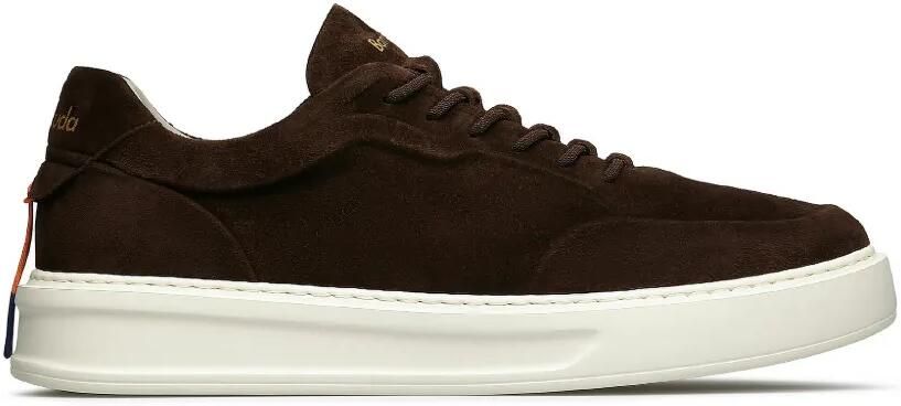 Barracuda Phoenix suède sneakers met vlakken Bruin