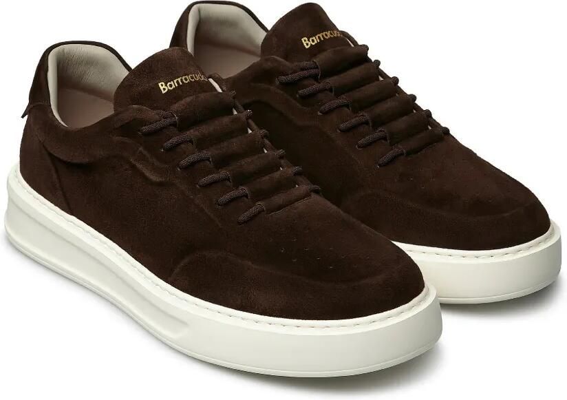 Barracuda Phoenix suède sneakers met vlakken Bruin - Foto 2