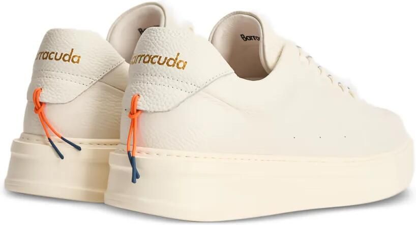Barracuda Phoenix sneakers van leer met textuur Beige - Foto 4