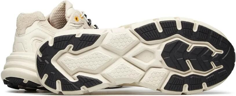 Barracuda Round-One sneakers met houtje-touwtje sluiting en vlakken Beige - Foto 4