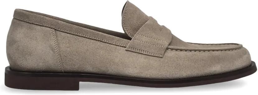 Barrett College penny suède loafers Grijs
