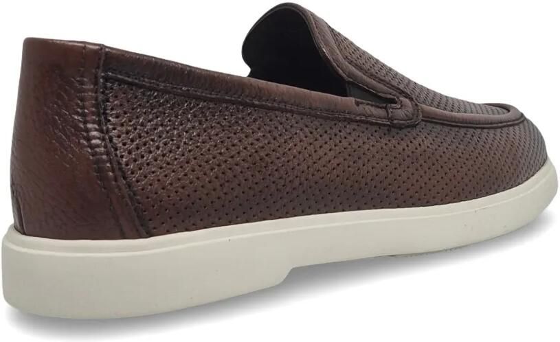 Barrett Geperforeerde leren loafers Bruin - Foto 4