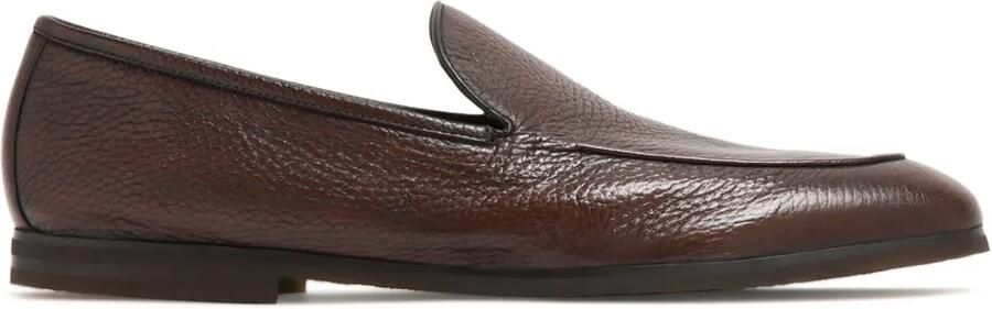 Barrett Leren loafers Bruin