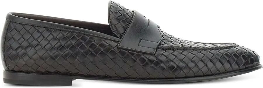 Barrett Leren loafers Bruin