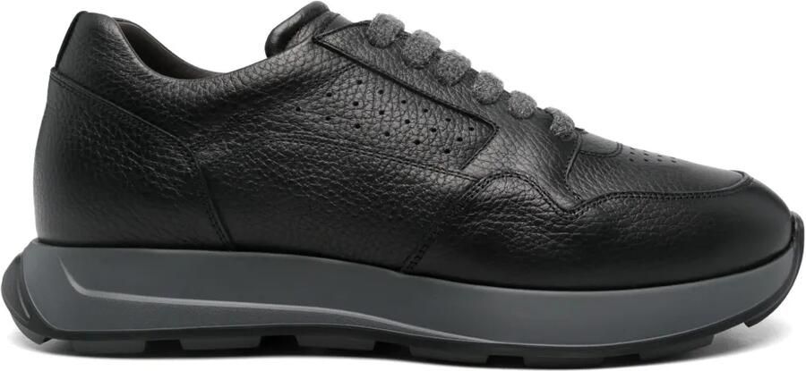 Barrett Leren sneakers Zwart